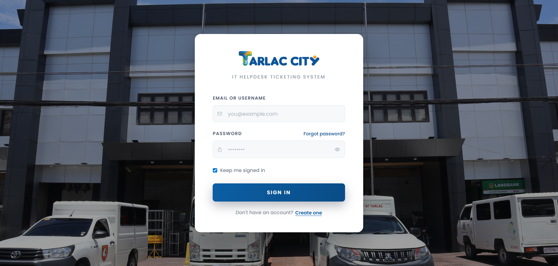 IT Helpdesk Ticketing System